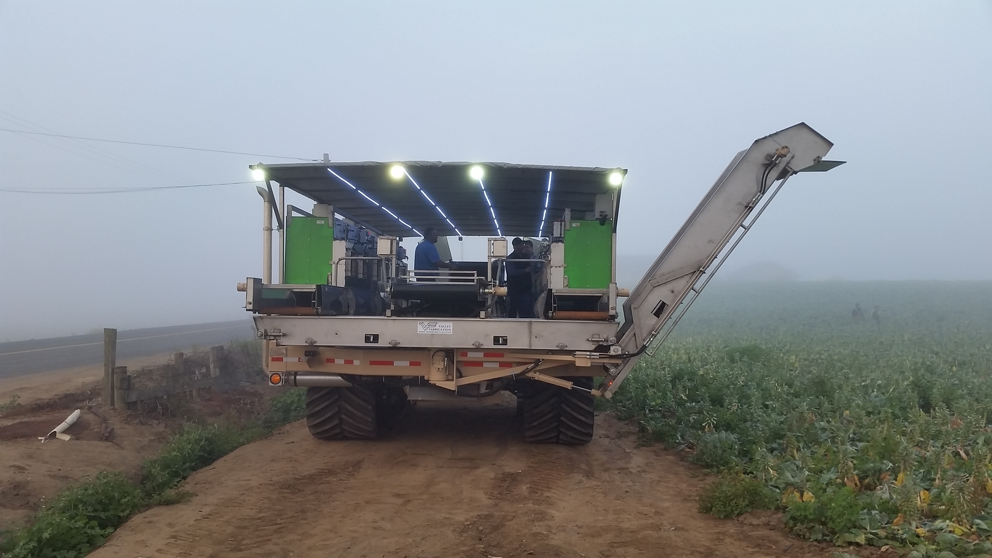 Brussels Sprouts Harvester Valley Fabrication